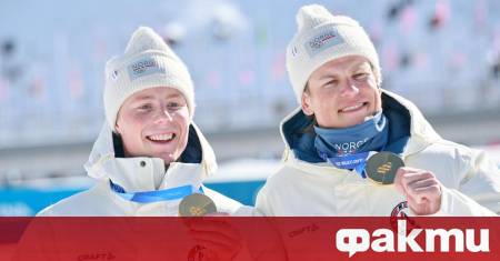 Йоханес Клаебо и Ейнар Хедегард спечелиха златото в отборния спринт