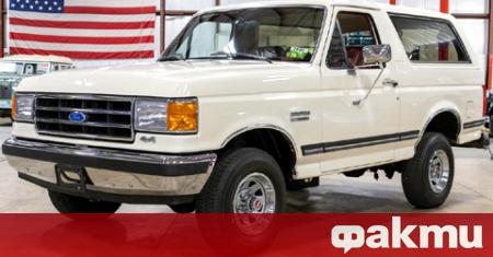 Идеално съхранен Ford Bronco от 1991 г си търси собственик