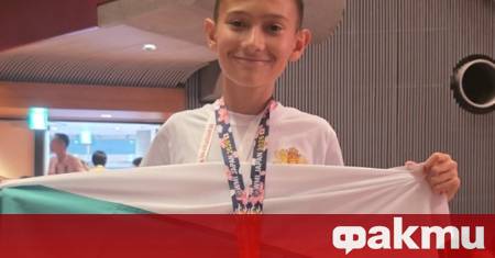 Петокласникът Георги Димитров от Математическа гимназия Баба Тонка в Русе