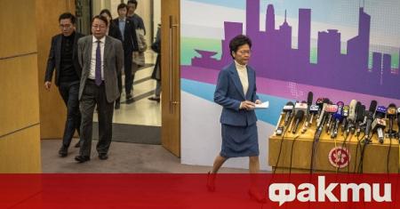 Главният администратор на Хонконг Кари Лам обяви, че градът трябва