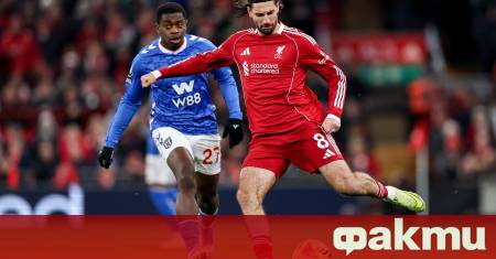 Футболната вечер на Анфийлд завърши без победител след като Ливърпул