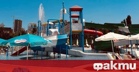 Лятото в София става по освежаващо с отворения воден комплекс с