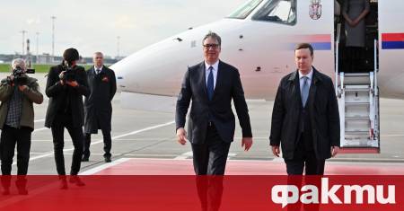 Сръбският президент Александър Вучич заяви при пристигането си в Москва