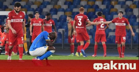 Наполи загуби от Спартак Москва с 2 3 в Лига Европа
