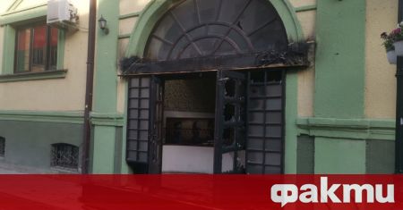Подпалвачът на културния център в Битоля Ламбе Алабаковски от снощи
