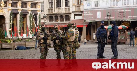 Спецчасти на белгийската полицията издирват в гориста местност тежковъоръжен военен