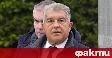 Президентът на Барселона Жоан Лапорта изрази надежда че тази вечер