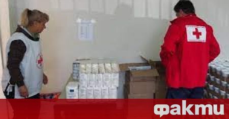 Българският Червен кръст започва раздаването на над 5400 тона храни