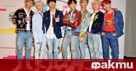 K pop звездите BTS които миналата седмица станаха първата южнокорейска група