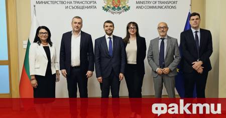 Министърът на транспорта и съобщенията Георги Пеев се срещна с