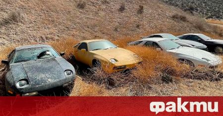 В пустинята в Калифорния е открито автомобилно гробище с изоставени