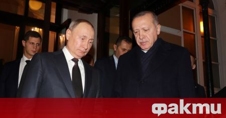 Президентът на Русия Владимир Путин и турският му колега Реджеп