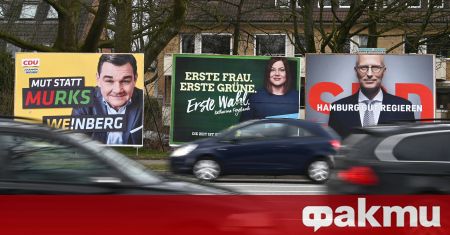 Германските социалдемократи SPD поведоха с пет пункта преднина пред консерваторите