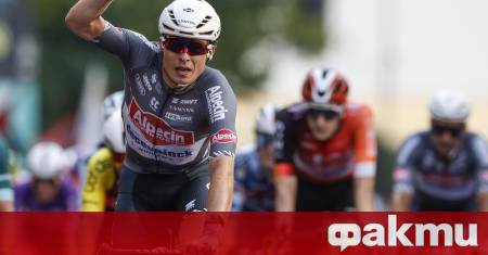 Яспер Филипсен Белгия взе осмия етап на колоездачната обиколка на