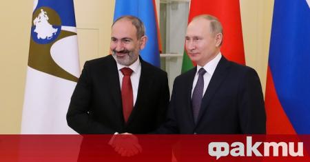 Премиерът на Армения Никол Пашинян съобщи, че е дал положителна