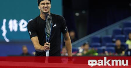 Германската тенис звезда Александър Зверев демонстрира характер и издръжливост за