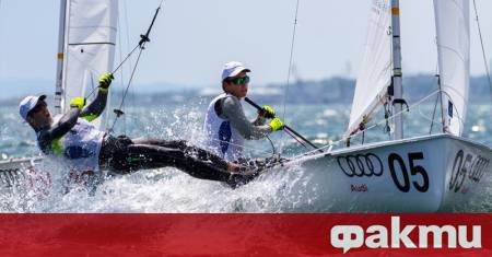 Българският екипаж на яхтата Ивана и Алекс модел Landmark 43