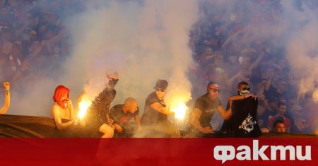 Фенове на Левски и ЦСКА за пореден път се постараха