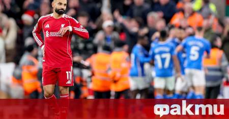 Голямата звезда на Ливърпул – Мохамед Салах бе спипан на