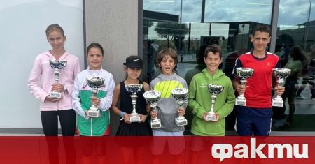 България спечели 5 трофея от престижния международен тенис турнир Киндер