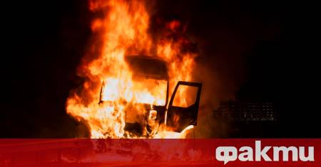 Тир се запали в движение на пътя Ямбол – Елхово