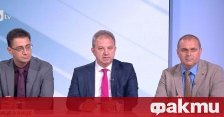 Представители на трите партии които формират коалиция Български патриоти