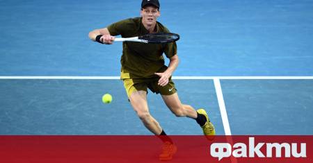 Яник Синер който в момента заема второто място в световната