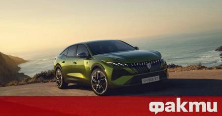 Peugeot официално представи обновен вариант на кросоувъра 408 на автосалона
