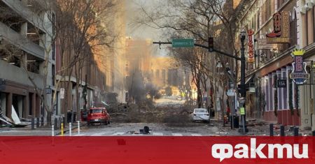 Взрив избухна в центъра на американския град Нашвил при което