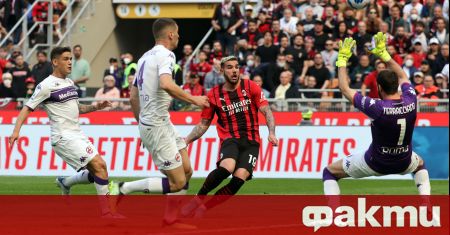 Милан спечели с минималното 1 0 домакинството си на Фиорентина за