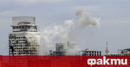 Израел нанесе въздушен удар по входа на Министерството на отбраната