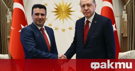 Премиерът на Северна Македония Зоран Заев проведе среща с турския