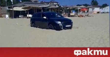 Отново автомобил паркирал на български плаж Случаят е от Шкорпиловци