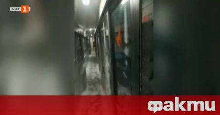 Сняг и студ в бързия влак Варна София Свидетел изпрати клип