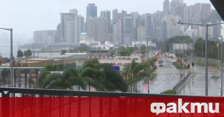 В Хонконг е обявена най високата десета степен на тревога в