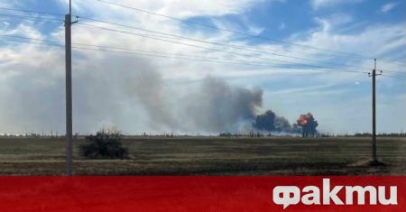 Боеприпаси избухнаха в северната част на полуостров Крим и жителите