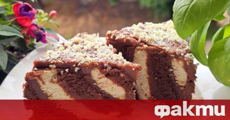 Необходими продукти 300 г какаови бисквити 300 г ванилови бисквити