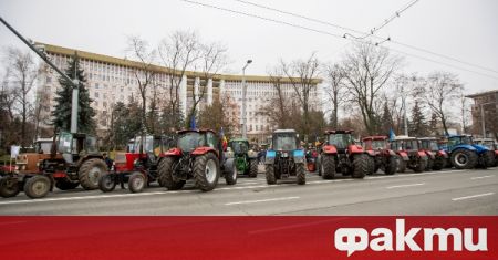 Протест на фермери бе[е проведен в Молдова, съобщи ТАСС. Протестът