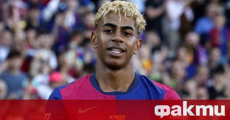 В трогателен и символичен жест младата звезда на Барселона Ламин