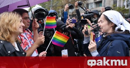 На протестите срещу гей парада в рамките на Европрайд 2022