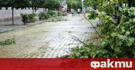В неделния ден радарите отчетоха около 92 хиляди мълнии в