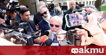 Президентът на Наполи Аурелио Де Лаурентис запази пълна дискретност по