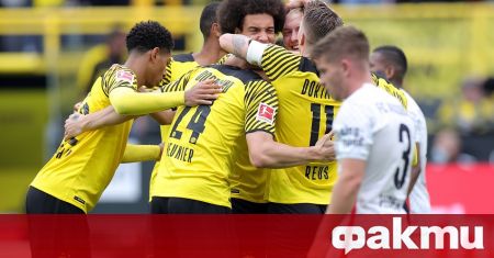 Борусия Дортмунд победи Аугсбург с 2:1 като домакин в мач