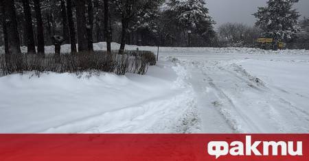 След обилния снеговалеж от последните часове има опасност от преливания