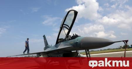 Румънски изтребител Ф 16 свали дрон навлязъл без разрешение във