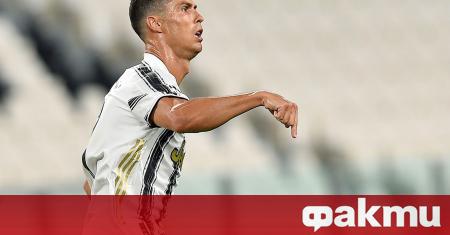 Звездата на Ювентус Кристиано Роналдо вкара два гола срещу Лион