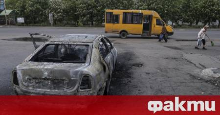 Руски дрон удари пътнически автобус в украинския град Херсон тази