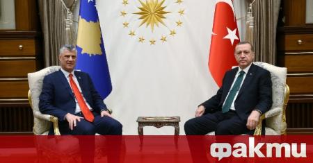 Президентът на Косово Хашим Тачи е провел среща с турския