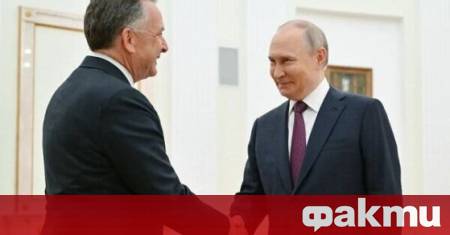 Владимир Путин ще се срещне със специалния пратеник на президента