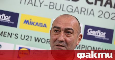 Старши треньорът на България Найден Найденов говори след победата над